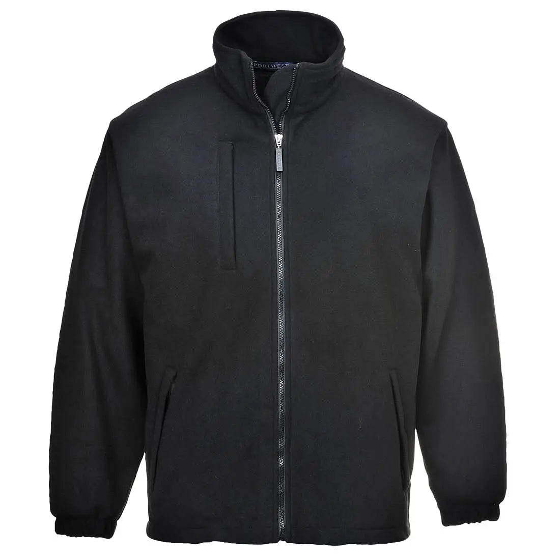 Buildtex Laminated Fleece 3 L F330 - Black - Customisable Fleeces