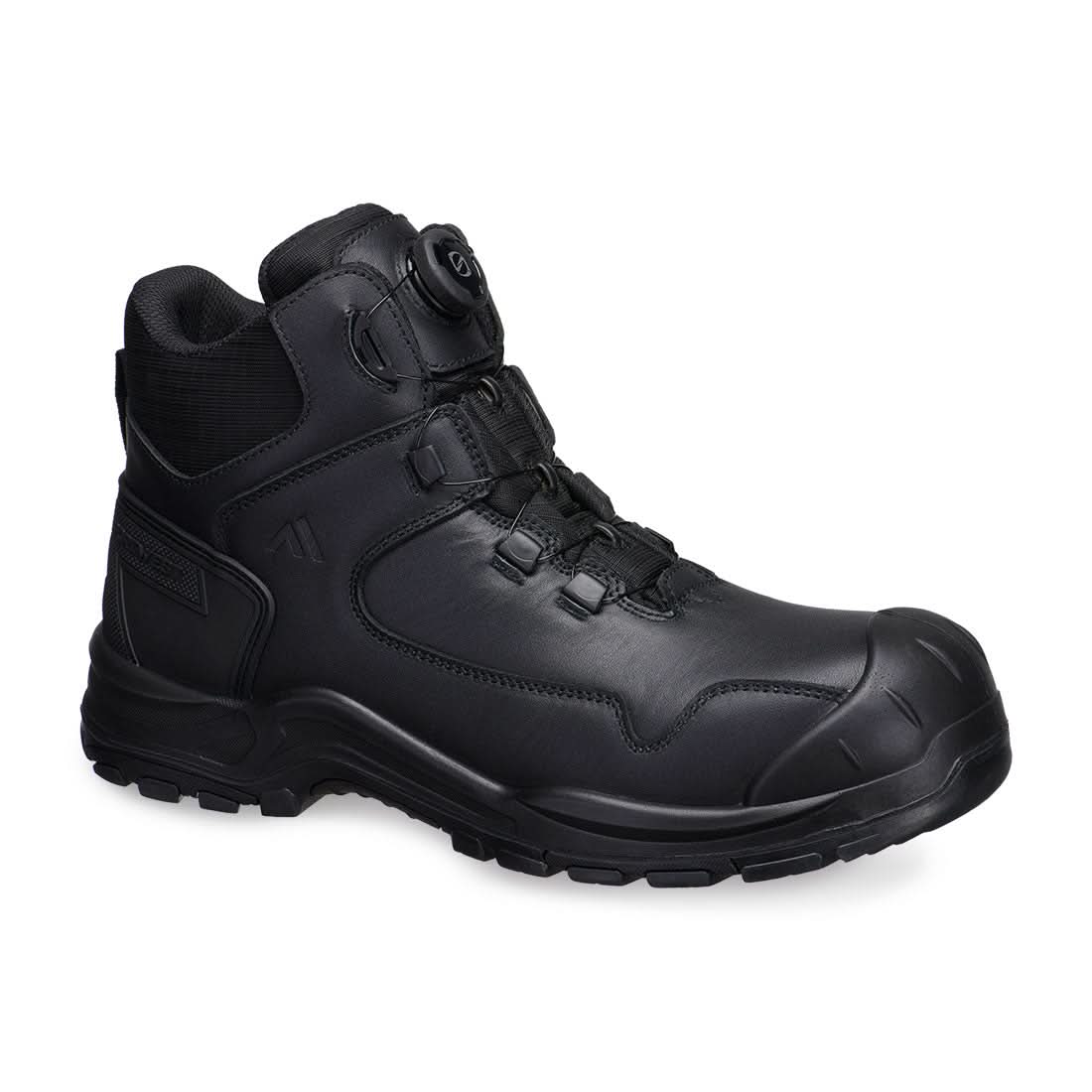 Portwest Composite Leather Ankle Boot S3L HRO SR FO SC FC38 - Black - Customisable Boots