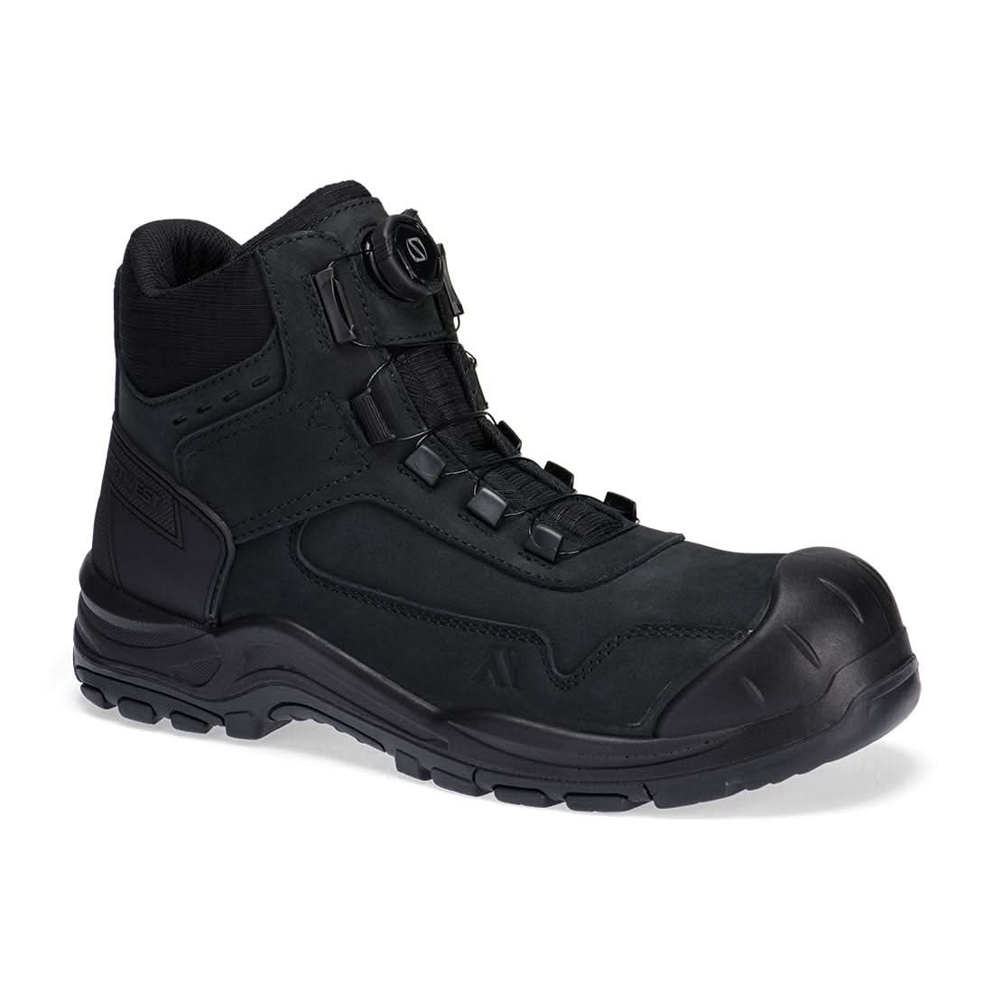 Portwest Steel Nubuck Ankle Boot S3 HRO SR FO SC FC39 - Black - Customisable Boots