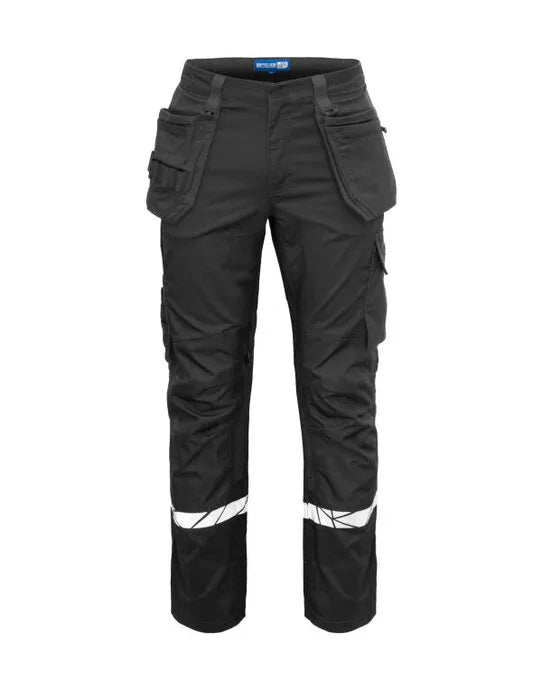 Pro-Job - 7509 Workpant - Black Black - Customisable TROUSERS & JOGPANTS