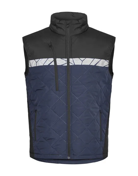 Pro-Job - Progression 7700 Vest - Navy Black - Customisable Workwear