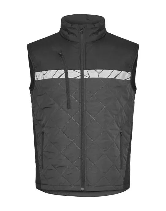 Pro-Job - Progression 7700 Vest - Grey Black - Customisable Workwear