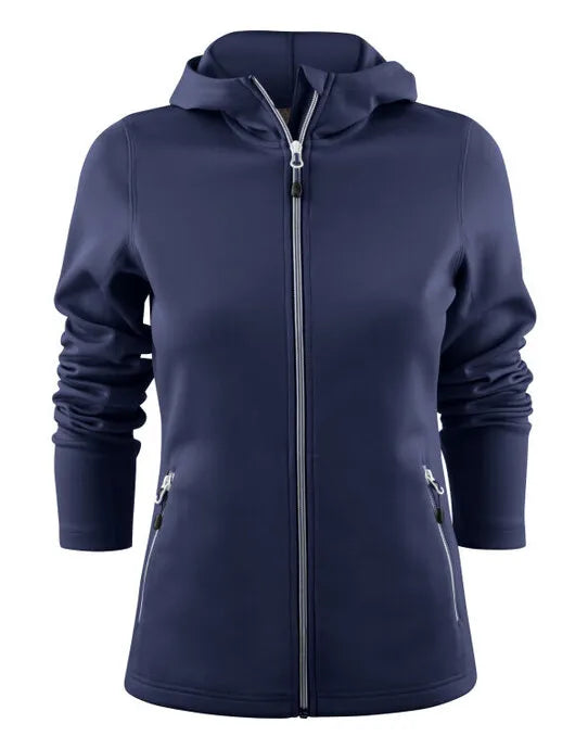 Printer Red Ladies Layback FZ Hoodie pr2262057