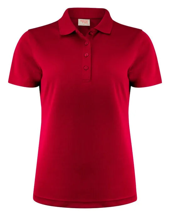 Printer Red Ladies Smash Polo Shirt PR2265029