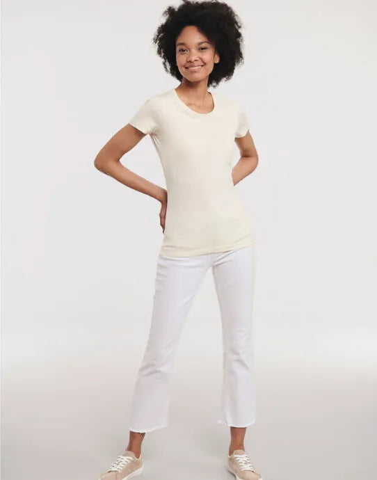 Russell Short Sleeve Collection Russell Short Sleeve Ladies Pure Organic T R108F