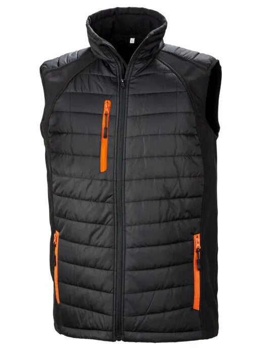 Result Black Compass Softshell Gilet R238X