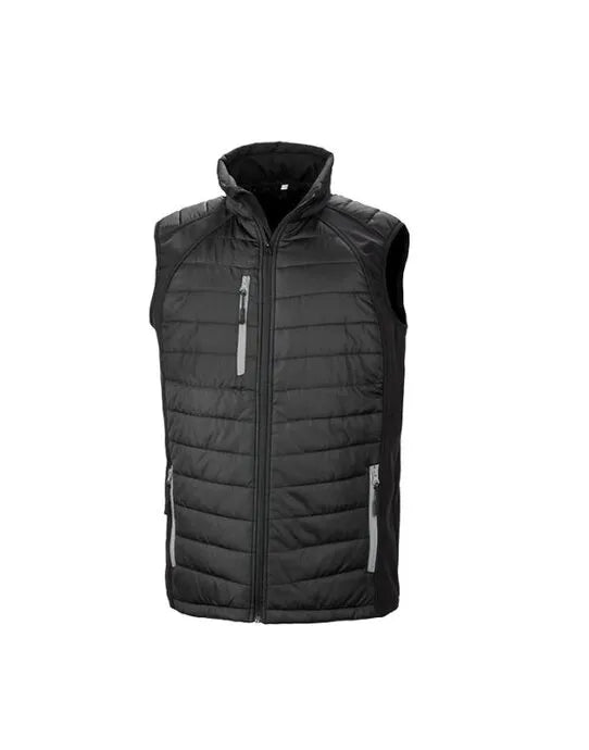 Result Black Compass Softshell Gilet R238X