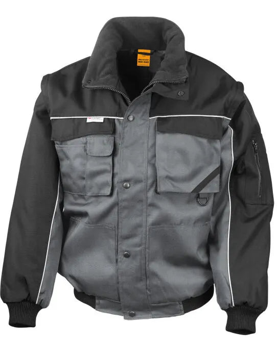 Result Workguard Zip Sleeve Pilot Jacket R71X