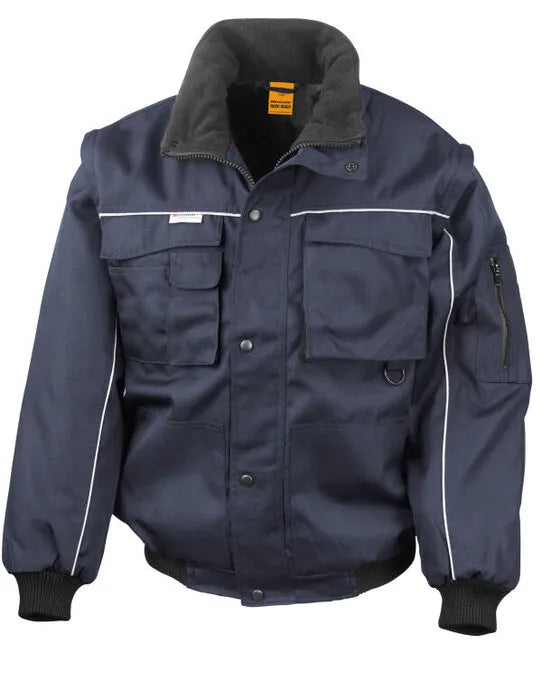Result Workguard Zip Sleeve Pilot Jacket R71X