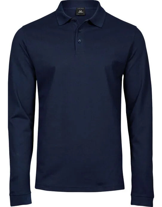 Tee Jays Mens Luxury L/S Stretch Polo TJ1406