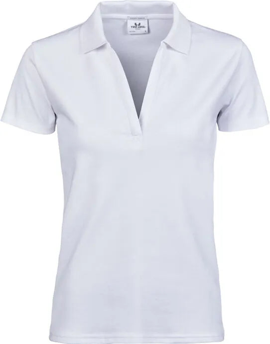 Tee Jays Womens Luxury Stretch V Polo TJ1409