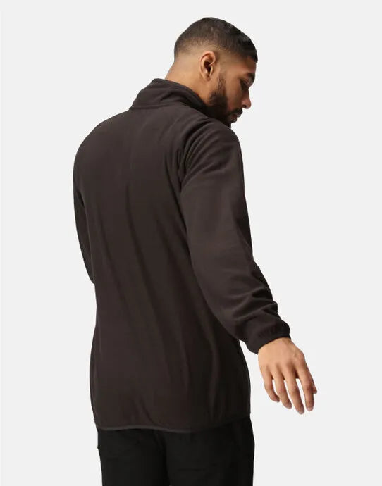 Regatta Professional Regatta Navigate Half Zip Fleece TRF691 - Black Classic Red - Customisable Fleece