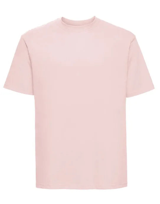 Russell Classic T - Powder Rose - ZT180M - - Customisable T-Shirt