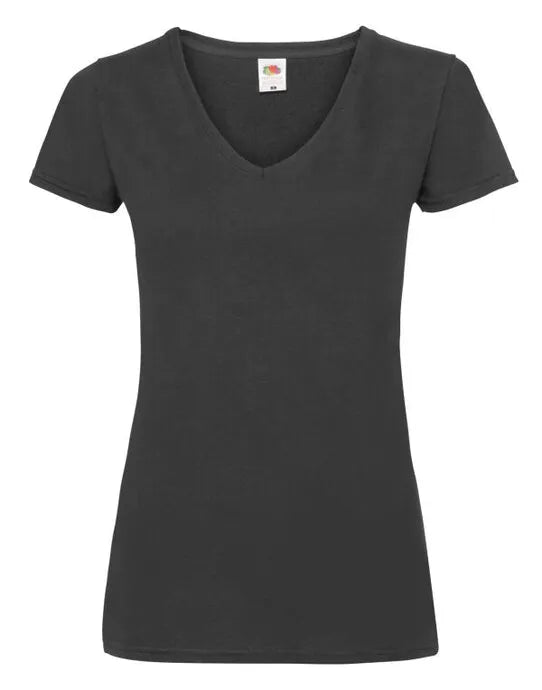 Ladies Valueweight V Neck T 61398