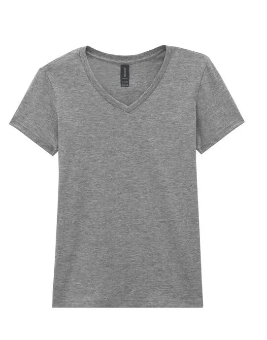 Gildan Softstyle Ladies V-Neck T-Shirt 64v00l