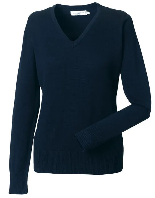 Russell Collection Ladies VNeck Pullover 710f