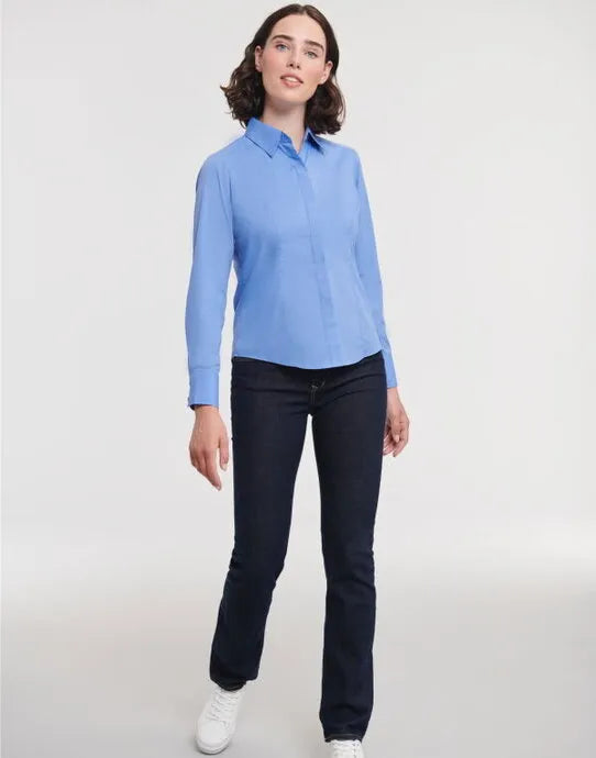 Russell Collection Lady LS Fitted Poplin 924F
