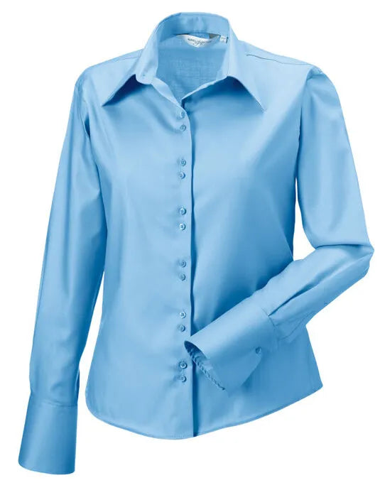 Russell Collection Lady LS NonIron Shirt 956F