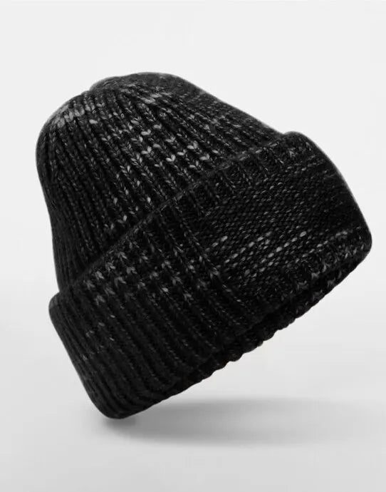 Beechfield Chunky Knitted Patch Beanie B330R
