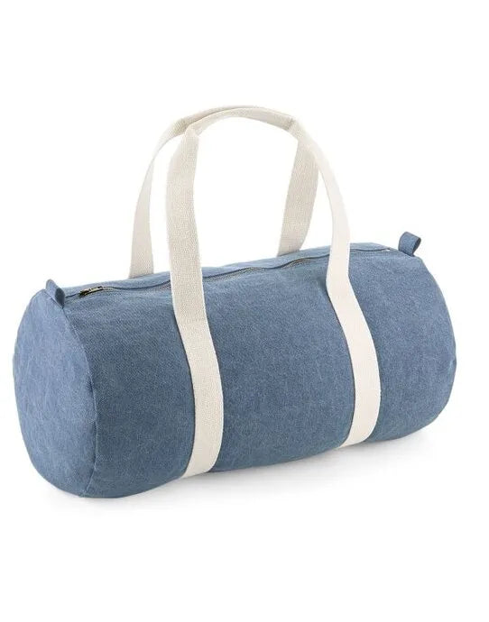 Bagbase Denim Barrel Bag bg646