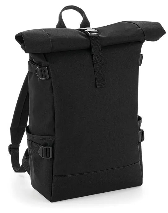 Bagbase Block Roll Top Backpack bg858