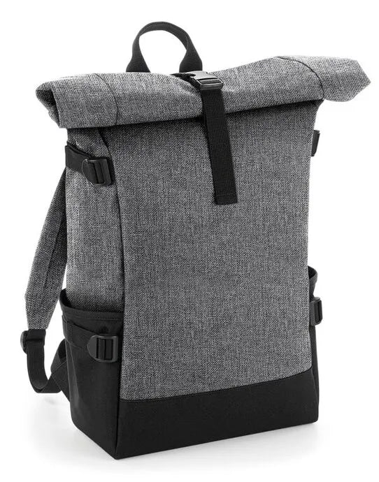 Bagbase Block Roll Top Backpack bg858