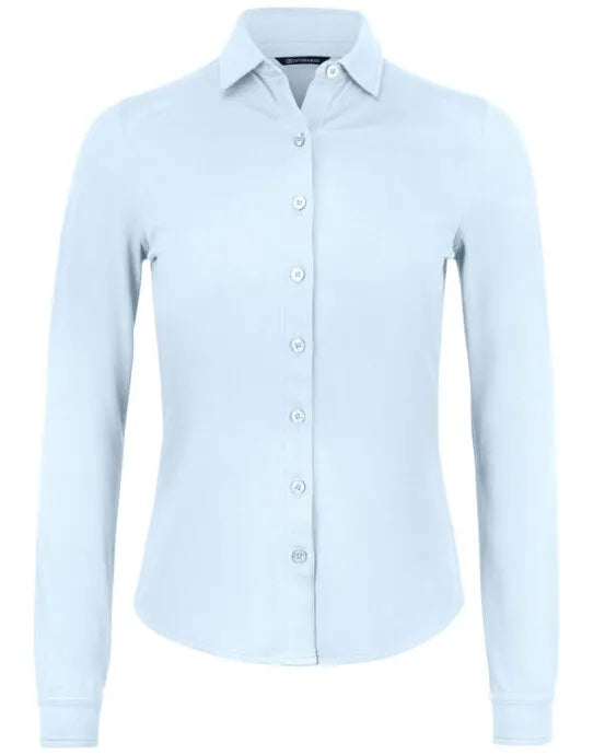 Cutter & Buck - Advantage Shirt Women - Heaven Blue - Customisable Shirts & Blouses