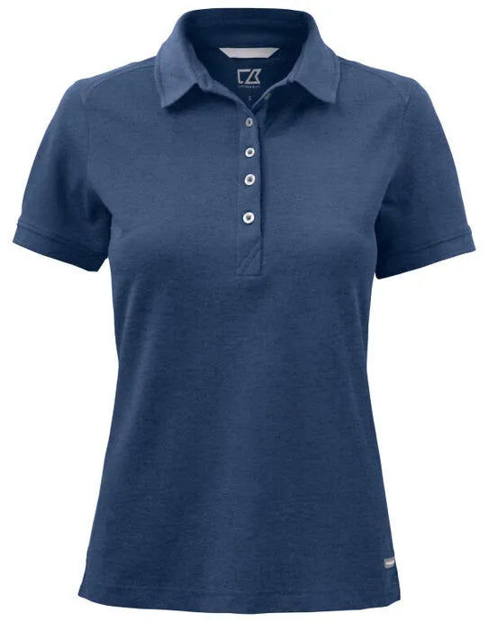 Cutter & Buck - Advantage Polo Women - Cobolt Melange - Customisable POLO SHIRTS