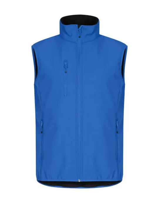 Clique - Classic Softshell Vest - Royal Blue - Customisable OUTERWEAR