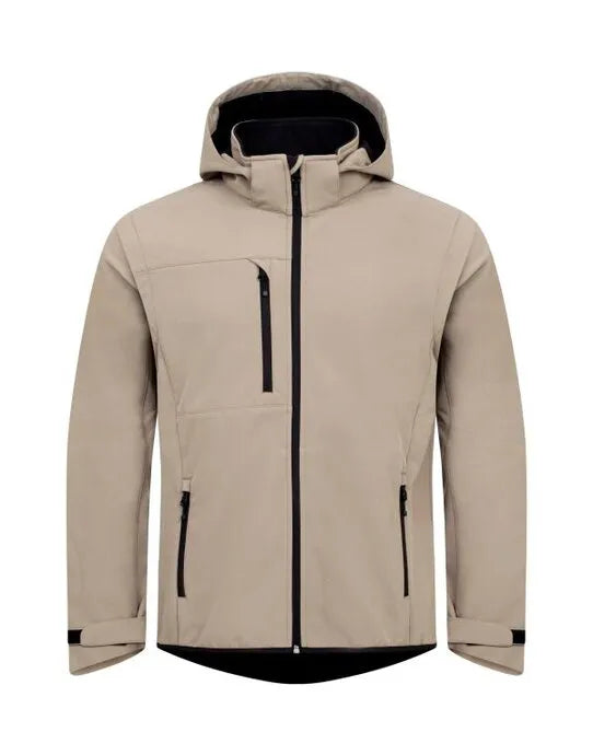 Clique - Classic Softshell 2 In 1 - Sand - Customisable OUTERWEAR