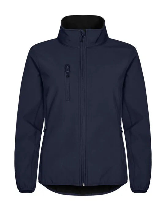 Clique - Ladies Classic Softshell Jacket - Dark Navy - Customisable OUTERWEAR