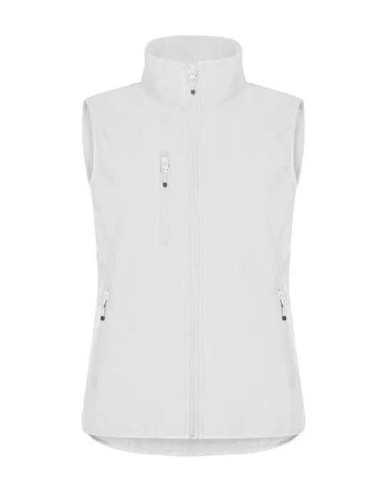 Clique - Ladies Classic Softshell Vest - CQ0200916 - White - Customisable OUTERWEAR
