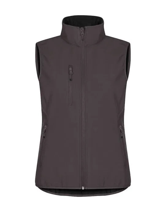 Clique - Ladies Classic Softshell Vest - CQ0200916 - Dark Grey - Customisable OUTERWEAR