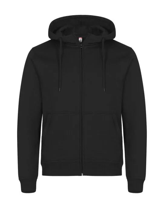 Clique Miami Full Zip Hoody Cq0201034 - Black S - Customisable SWEATSHIRTS AND HOODIES