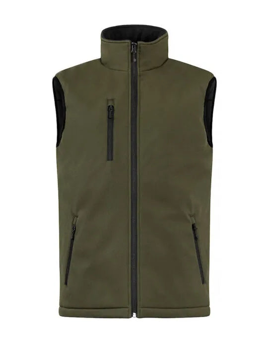 Clique - Padded Softshell Vest - Fog Green - Customisable OUTERWEAR