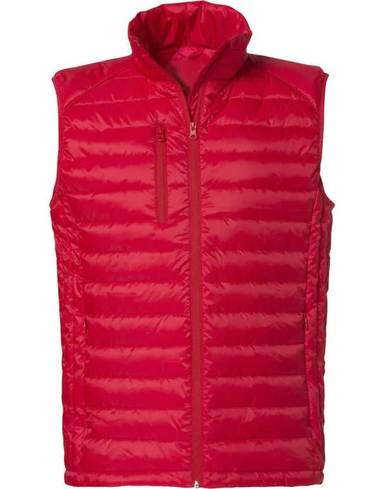 Clique - Hudson Vest - Red - Customisable OUTERWEAR