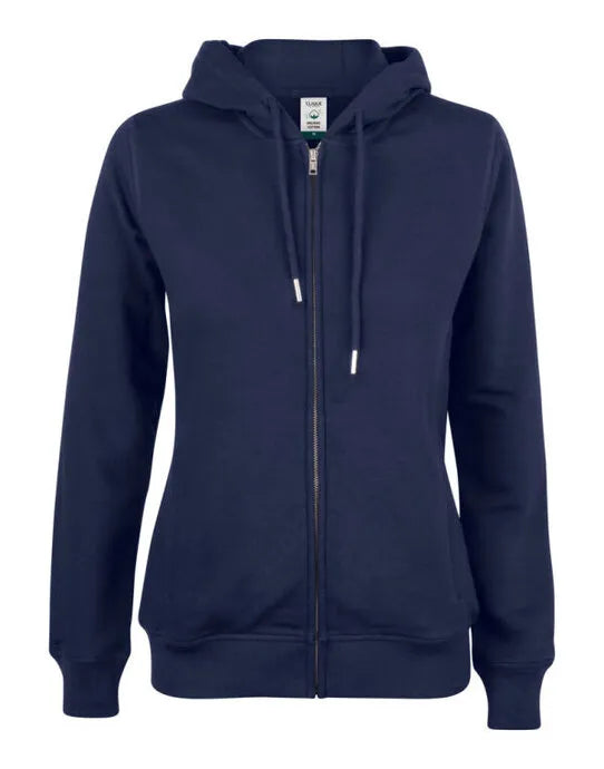 Clique Ladies Premium Oc Full Zip Hoody Cq021005 - Dark Navy M - Customisable SWEATSHIRTS AND HOODIES