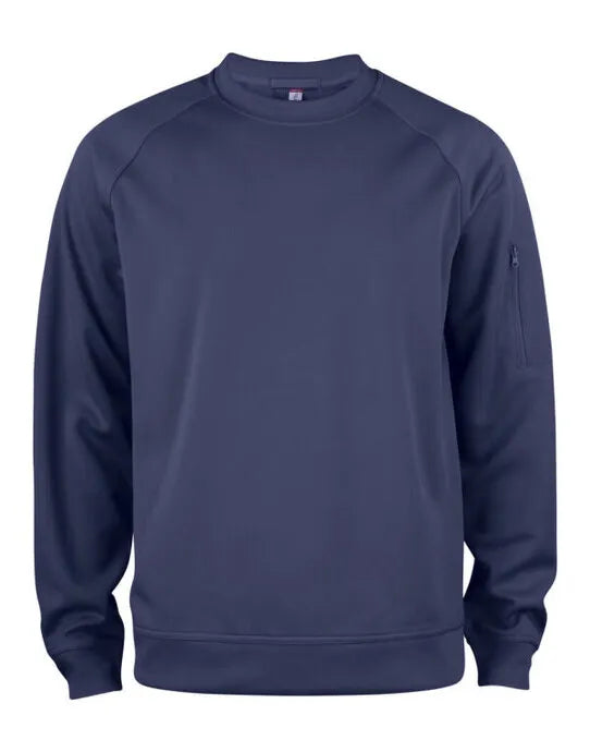 Clique Basic Active Roundneck Cq021010 - Dark Navy M - Customisable SWEATSHIRTS AND HOODIES