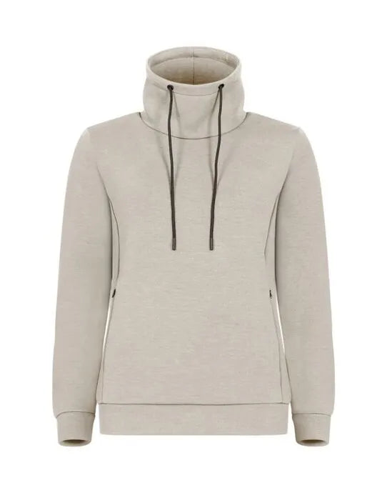 Clique Ladies Hobart Cq021023 - Stone L - Customisable SWEATSHIRTS AND HOODIES