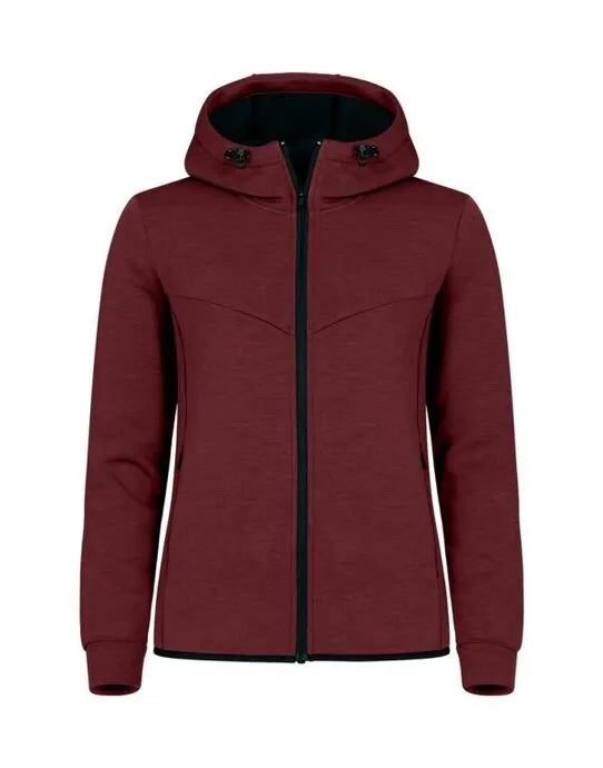 Clique Ladies Hayden Cq021025 - Burgundy XS - Customisable SWEATSHIRTS AND HOODIES
