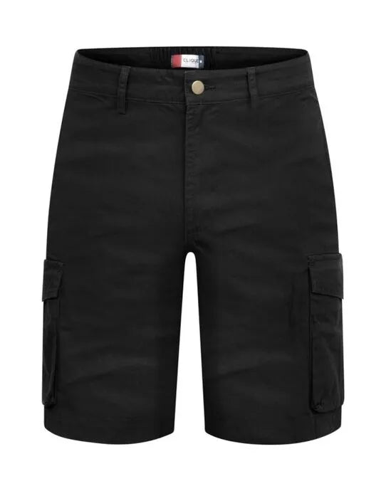 Clique Cargo Shorts Cq022065 - Black M - Customisable TROUSERS & JOGPANTS