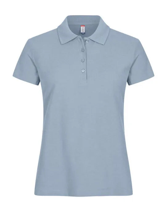 Clique - Ladies Basic Polo - Soft Blue - Customisable POLO SHIRTS