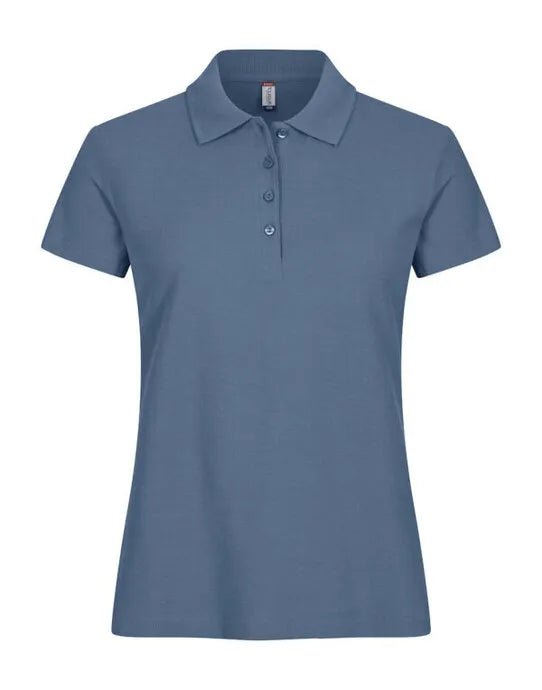 Clique - Ladies Basic Polo - Steel Blue - Customisable POLO SHIRTS