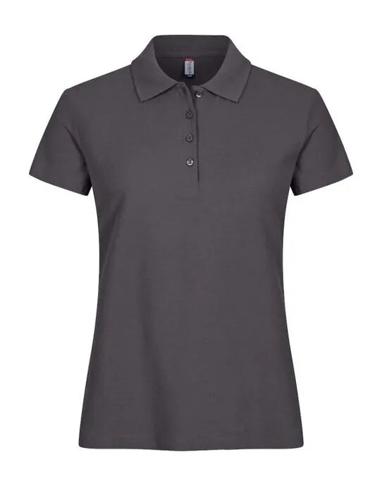 Clique - Ladies Basic Polo - Metal Grey - Customisable POLO SHIRTS
