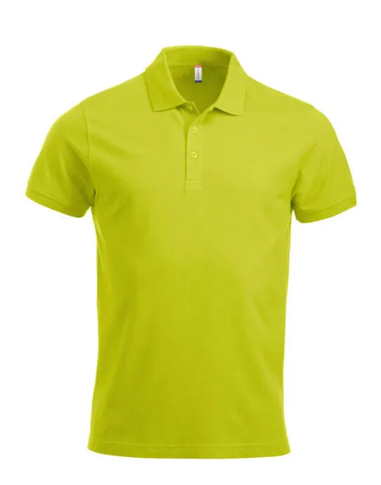Clique - Short Sleeve Classic Lincoln - Visibility Green - Customisable POLO SHIRTS