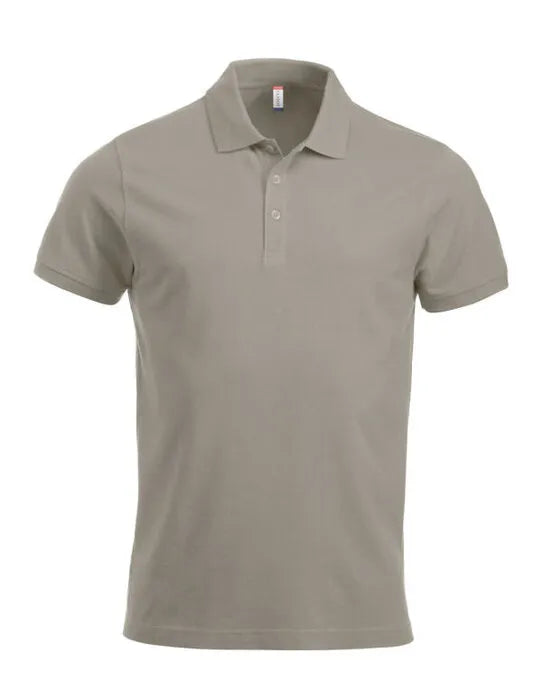 Clique - Short Sleeve Classic Lincoln - Silver - Customisable POLO SHIRTS
