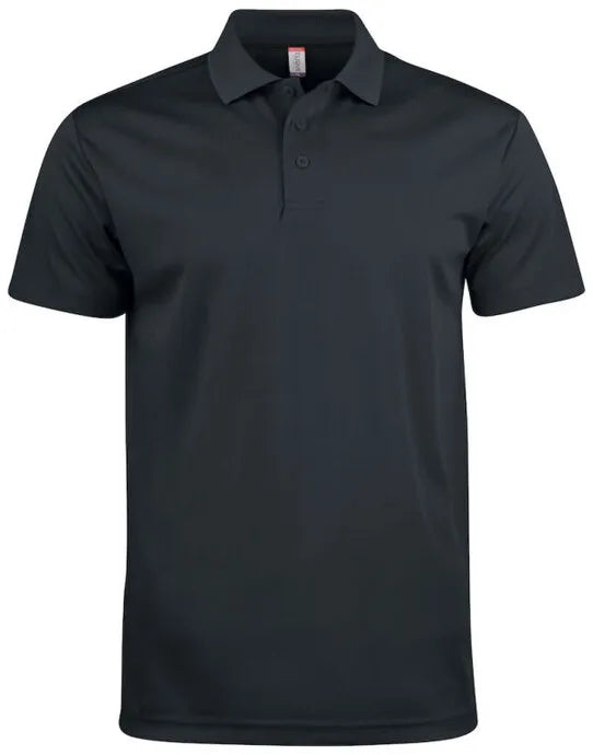 Clique - Basic Active Polo - Black - Customisable POLO SHIRTS