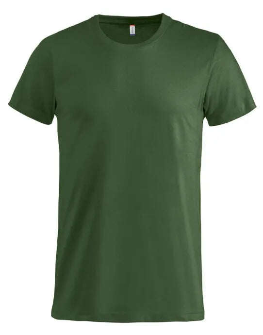 Clique - Basic T - Bottle Green - Customisable T-Shirt
