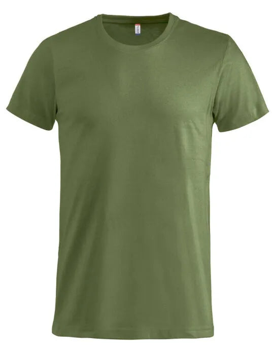 Clique - Basic T - Army Green - Customisable T-Shirt