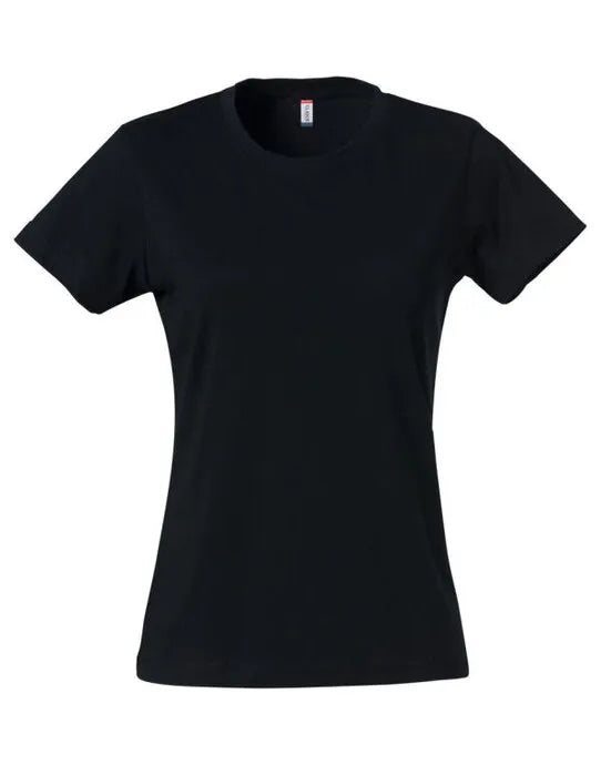 Clique - Ladies Basic T - Black - Customisable T-Shirt